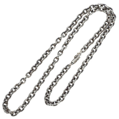 Chrome Hearts 925 Silver Paper Chain Necklace Size 20INCH