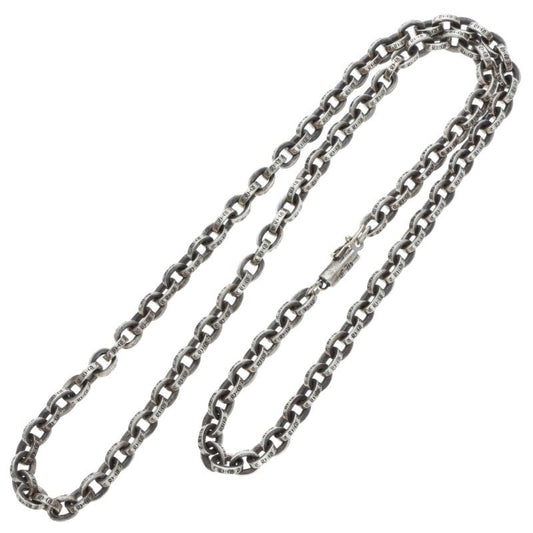 Chrome Hearts 925 Silver Paper Chain Necklace Size 20INCH