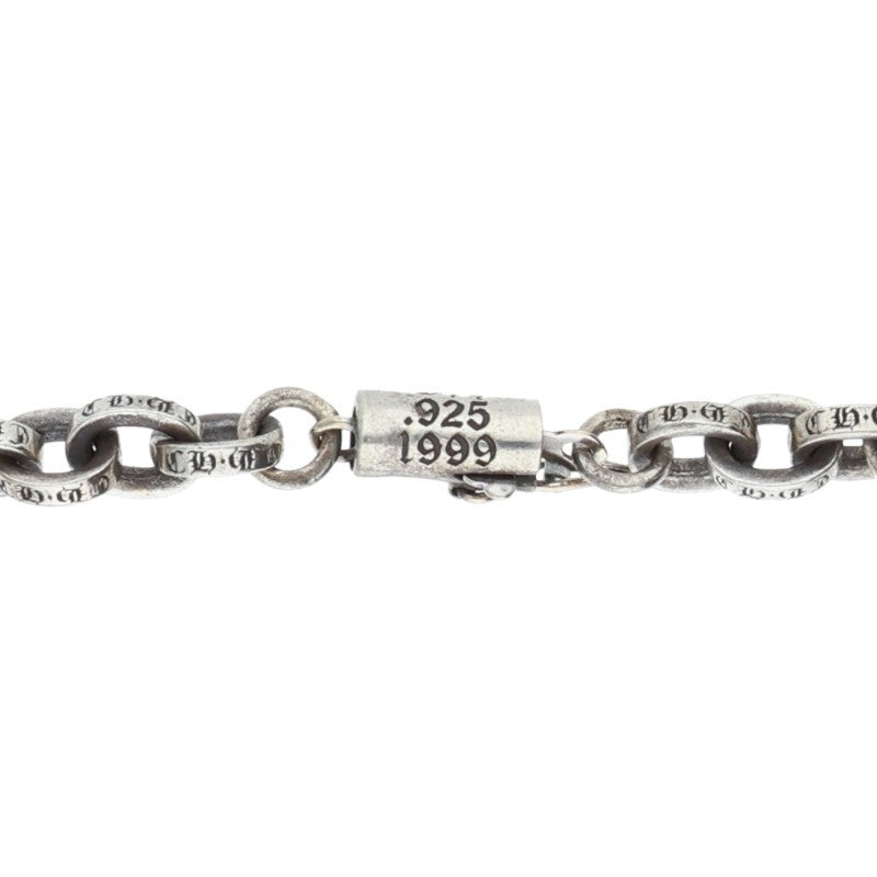 Chrome Hearts 925 Silver Paper Chain Necklace Size 20INCH