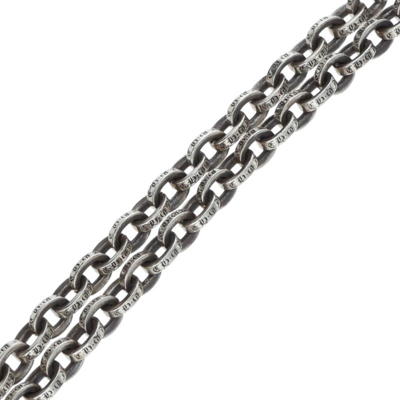Chrome Hearts 925 Silver Paper Chain Necklace Size 20INCH