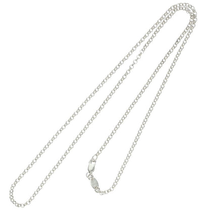 Chrome Hearts Roll Chain Necklace Silver Size 20INCH