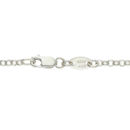 Chrome Hearts Roll Chain Necklace Silver Size 20INCH