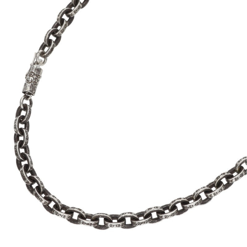 Chrome Hearts Paper Chain Necklace 925 Silver Size 20INCH