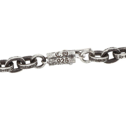 Chrome Hearts Paper Chain Necklace 925 Silver Size 20INCH