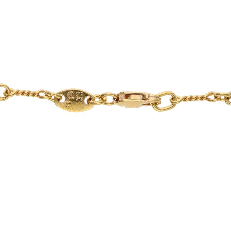 Chrome Hearts 22K T18 Twist Charm Necklace Size 18 Inch