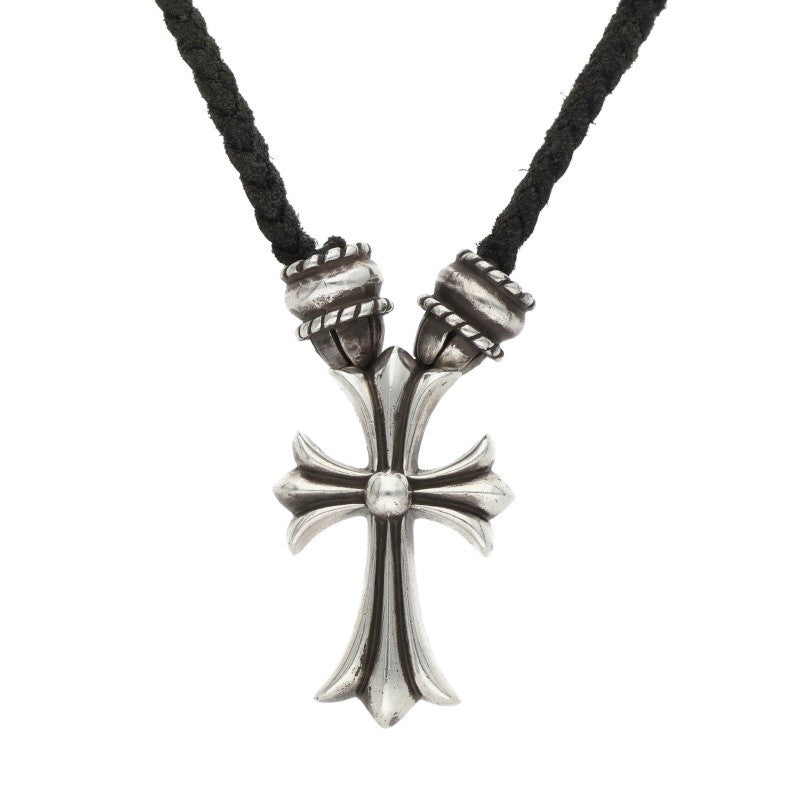 Chrome Hearts Small CH Cross Silver Necklace Size ONE SIZE