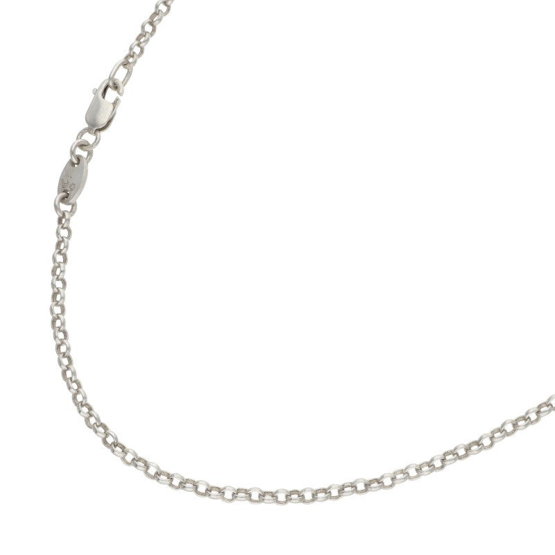 Chrome Hearts Roll Chain 20 Silver Necklace 925 Size 20INCH