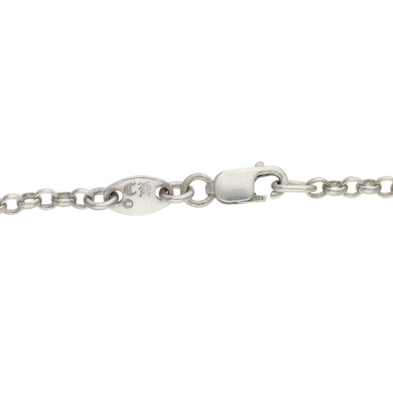 Chrome Hearts Roll Chain 20 Silver Necklace 925 Size 20INCH