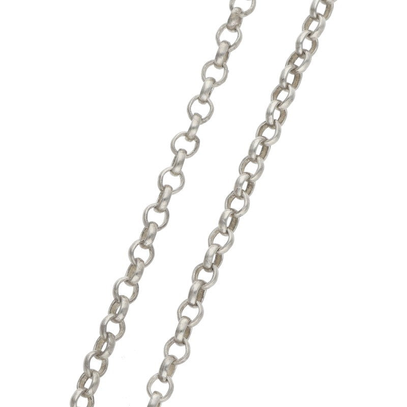 Chrome Hearts Roll Chain 20 Silver Necklace 925 Size 20INCH