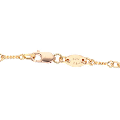 Chrome Hearts 22K NECKCHAIN T20 Gold Necklace Size 20 Inch