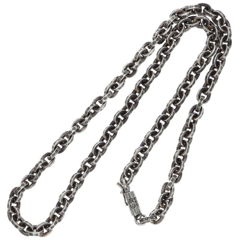 Chrome Hearts PAPER CHAIN 16 Silver Necklace Size 16INCH