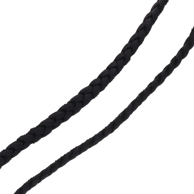 Chrome Hearts LEATHER BRAID Braid Necklace Size ONE SIZE