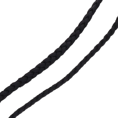 Chrome Hearts LEATHER BRAID Braid Necklace Size ONE SIZE