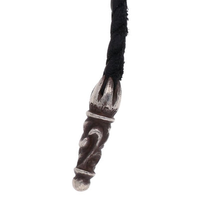 Chrome Hearts LEATHER BRAID Braid Necklace Size ONE SIZE