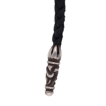 Chrome Hearts LEATHER BRAID Braid Necklace Size ONE SIZE