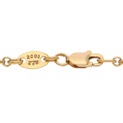 Chrome Hearts 22K NECKCHAIN R20 Gold Necklace Size 20INCH