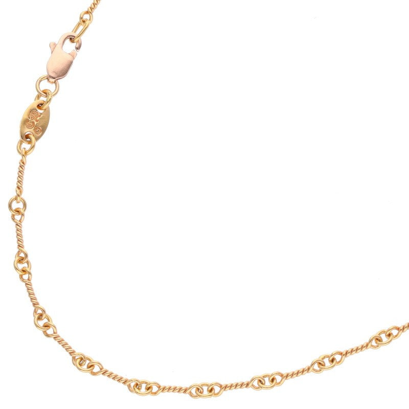 Chrome Hearts 22K Gold Twist Chain Necklace Size 18INCH