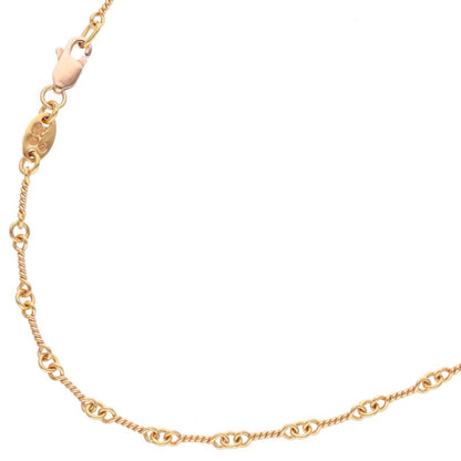 Chrome Hearts 22K Gold Twist Chain Necklace Size 18INCH