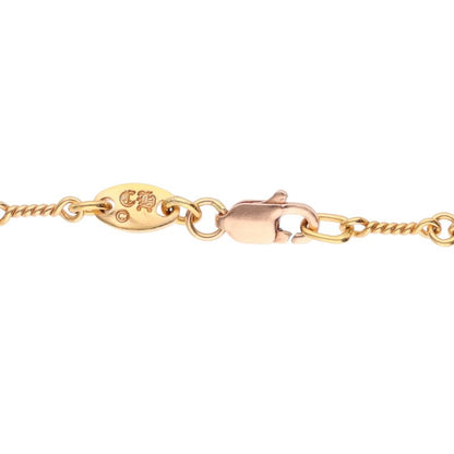 Chrome Hearts 22K Gold Twist Chain Necklace Size 18INCH