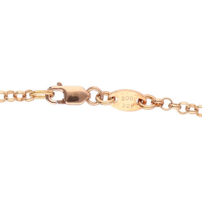 Chrome Hearts 22K Roll Chain Gold Yellow Size 20INCH