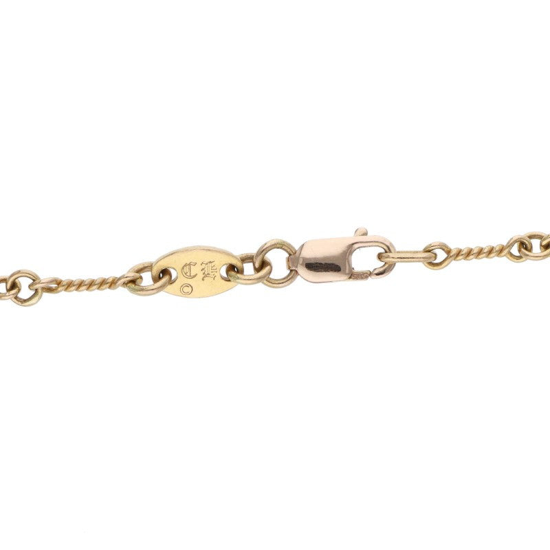 Chrome Hearts 22K NECKCHAIN T16 Gold Necklace Size 16INCH