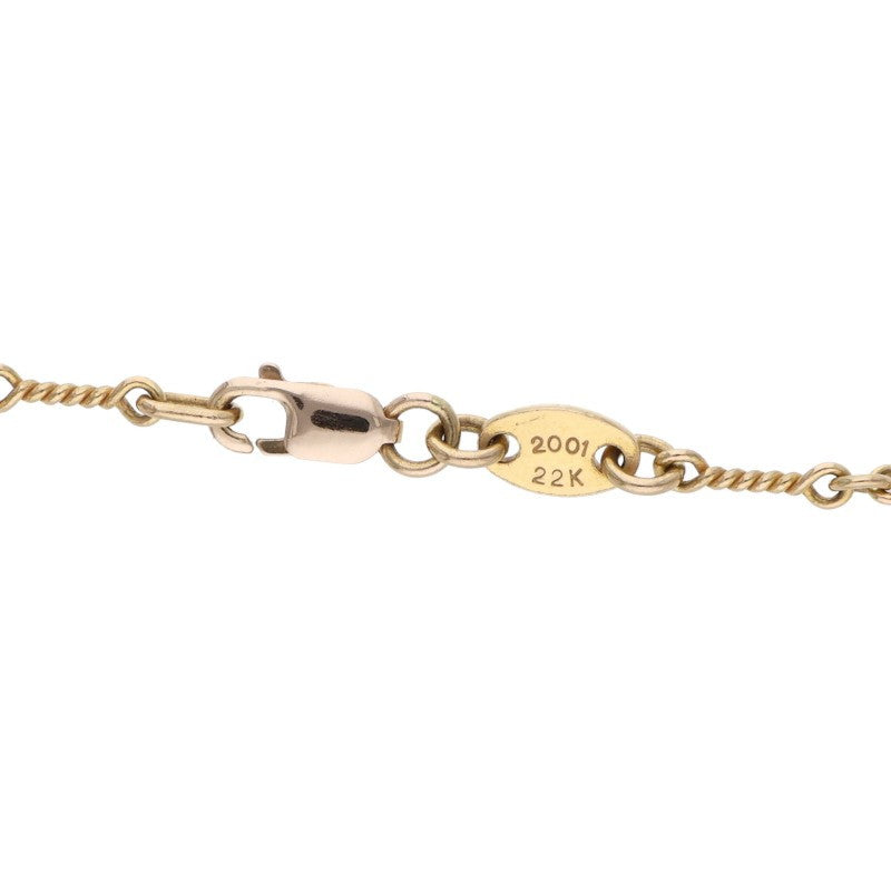 Chrome Hearts 22K NECKCHAIN T16 Gold Necklace Size 16INCH