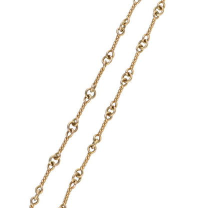 Chrome Hearts 22K NECKCHAIN T16 Gold Necklace Size 16INCH