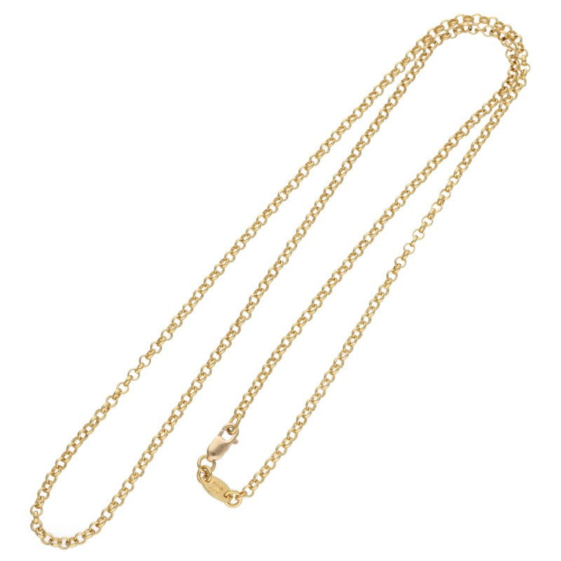 Chrome Hearts 22K Gold Roll Chain Necklace Size 20INCH