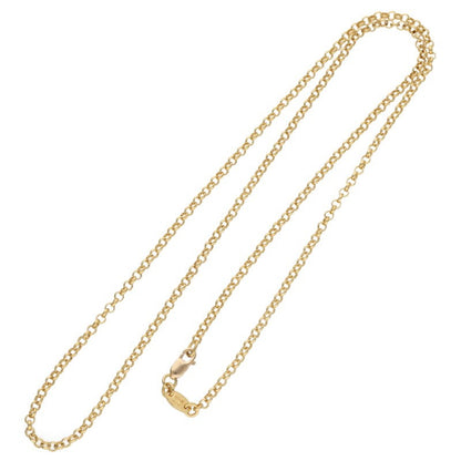 Chrome Hearts 22K Gold Roll Chain Necklace Size 20INCH