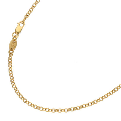 Chrome Hearts 22K Gold Roll Chain Yellow Size 20INCH
