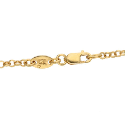 Chrome Hearts 22K Gold Roll Chain Yellow Size 20INCH