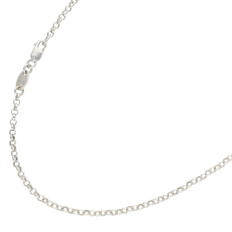 Chrome Hearts 925 Roll Chain Silver Necklace Size 24INCH