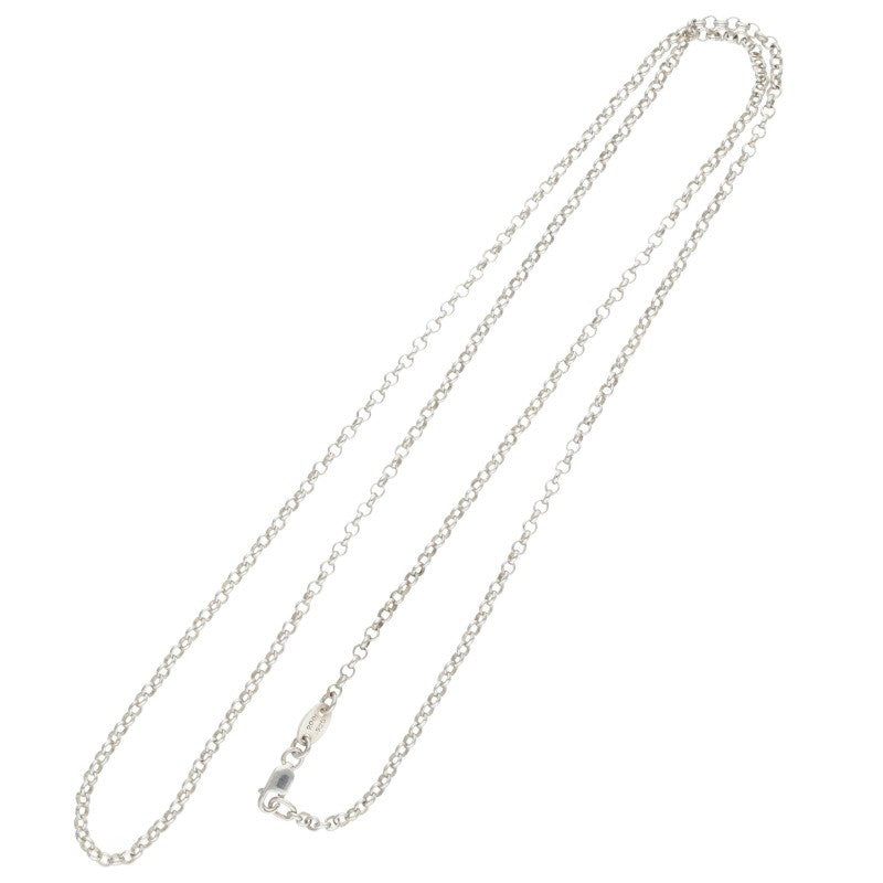 Chrome Hearts 925 Roll Chain Silver Necklace Size 24INCH