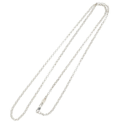 Chrome Hearts 925 Roll Chain Silver Necklace Size 24INCH