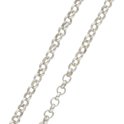 Chrome Hearts 925 Roll Chain Silver Necklace Size 24INCH