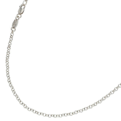 Chrome Hearts Roll Chain Necklace 925 Silver Size 20INCH