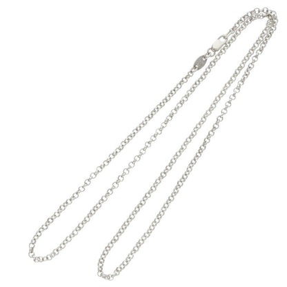 Chrome Hearts Roll Chain Necklace 925 Silver Size 20INCH