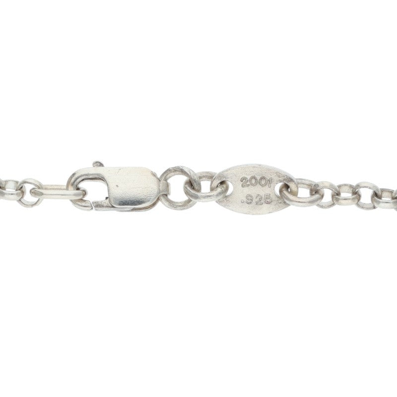 Chrome Hearts Roll Chain Necklace 925 Silver Size 20INCH