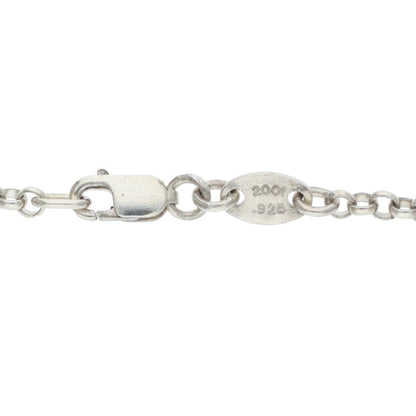Chrome Hearts Roll Chain Necklace 925 Silver Size 20INCH