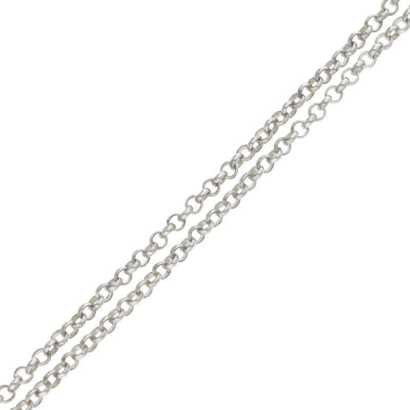 Chrome Hearts Roll Chain Necklace 925 Silver Size 20INCH