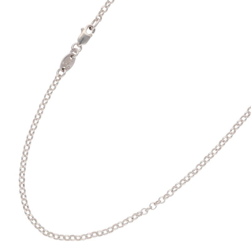 Chrome Hearts 925 Roll Chain Silver Necklace Size 18INCH