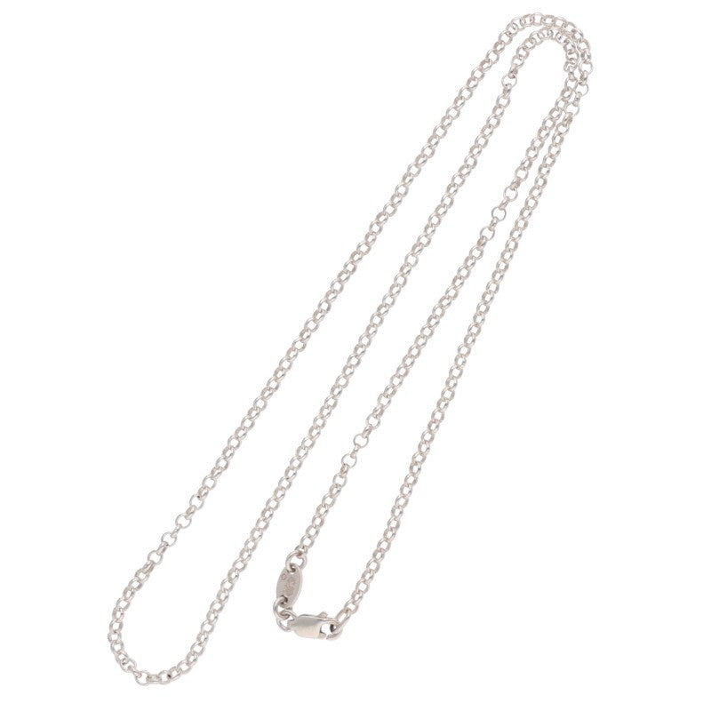 Chrome Hearts 925 Roll Chain Silver Necklace Size 18INCH