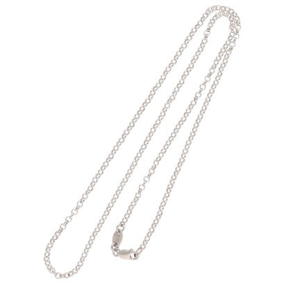Chrome Hearts 925 Roll Chain Silver Necklace Size 18INCH