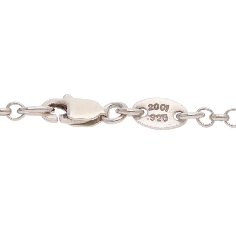 Chrome Hearts 925 Roll Chain Silver Necklace Size 18INCH
