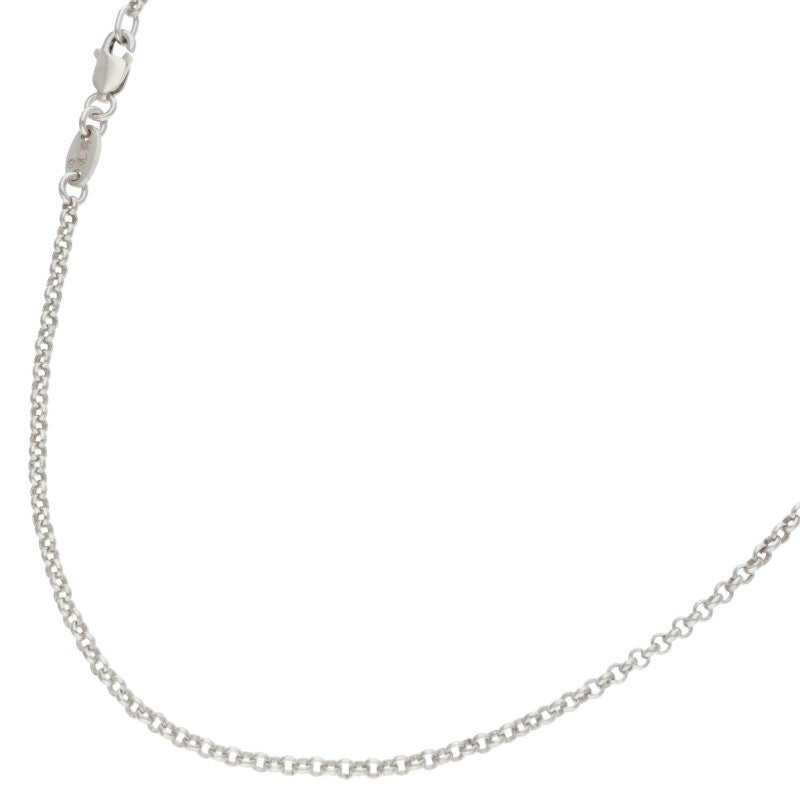 Chrome Hearts Roll Chain Necklace 925 Silver Size 20INCH