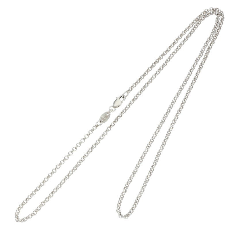 Chrome Hearts Roll Chain Necklace 925 Silver Size 20INCH
