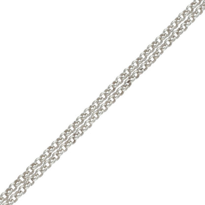 Chrome Hearts Roll Chain Necklace 925 Silver Size 20INCH