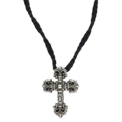 Chrome Hearts FILIG Cross XS Leather Necklace Size ONE SIZE