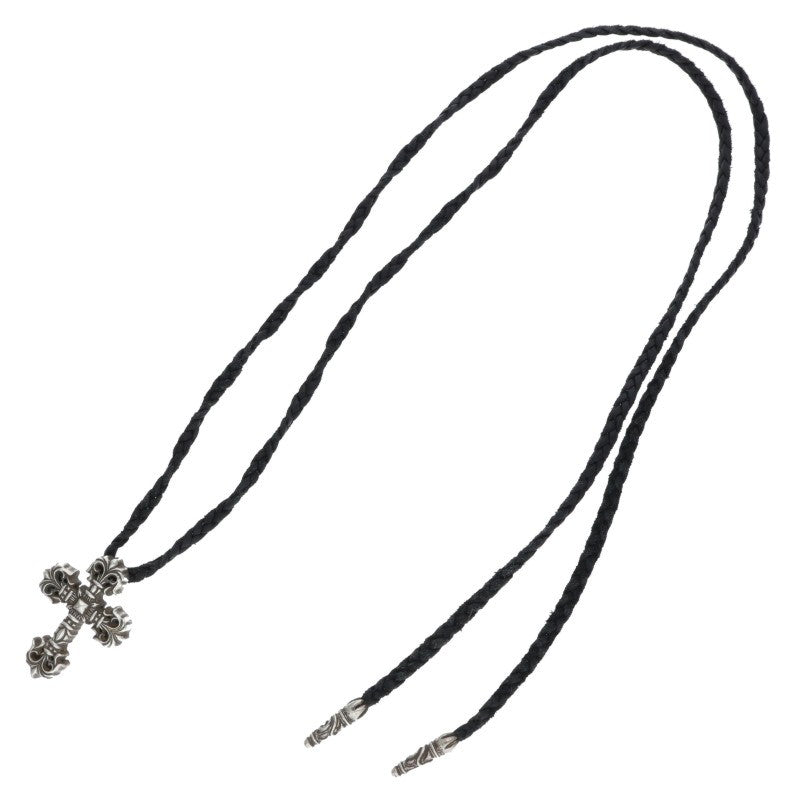 Chrome Hearts FILIG Cross XS Leather Necklace Size ONE SIZE