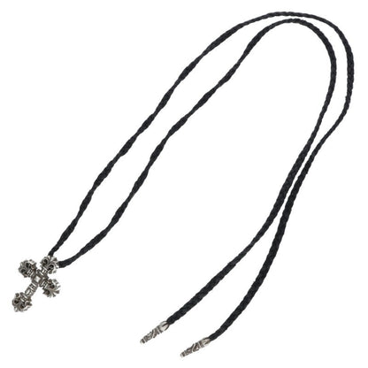 Chrome Hearts FILIG Cross XS Leather Necklace Size ONE SIZE